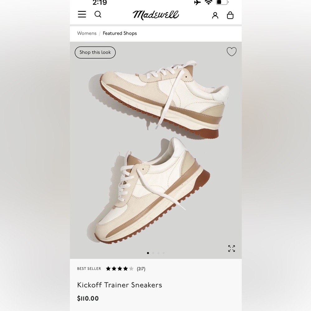 Madewell kickoff sneakers